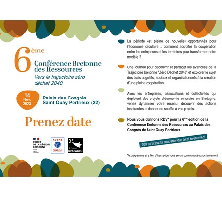 Conférence Bretonne des Ressources - Prenez date