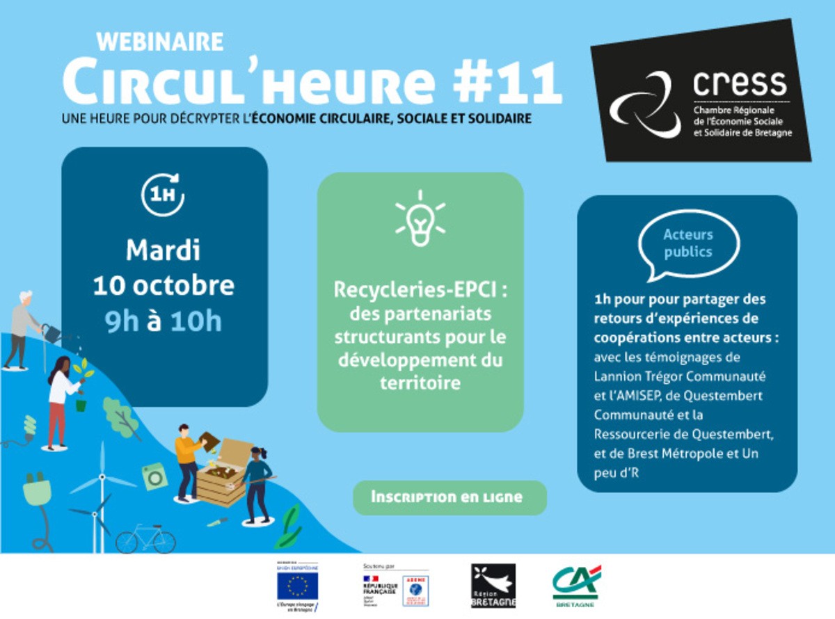 Circul\'heure #11| Recycleries-EPCI: des partenariats structurants pour le territoire