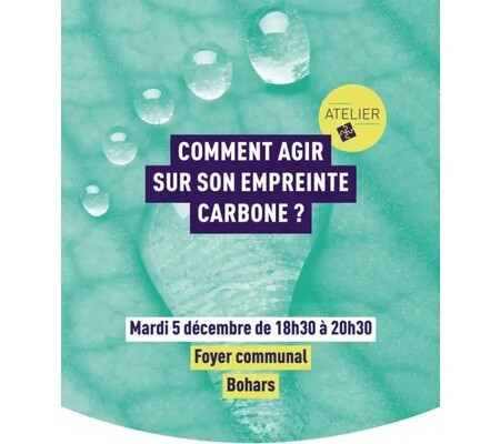 [À vos agendas !] Atelier à Brest : Comment agir sur son empreinte carbone ?